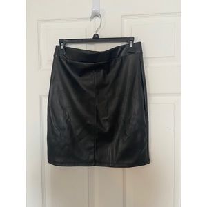 Leather skirt